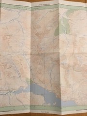 1990 Ordnance Survey Pathfinder Map 221 NH 01/11 Upper Glenshiel