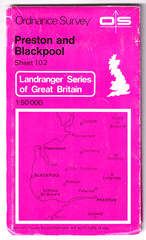 PRESTON & BLACKPOOL – Ordnance Survey Landranger Map