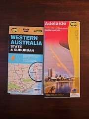 UBD Adelaide Map 562 & Western Australia State and Suburban 670 Maps