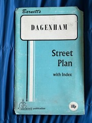 Vintage Barnett’s Dagenham Area Street Plan with Index, 1970’s