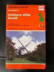 Ordnance Survey Map Explorer 3 Chiltern Hills South 1:25000
