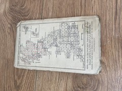 OS Ordnance Survey 1″ New Popular Edition sheet 181 Chichester – 1945 on cloth