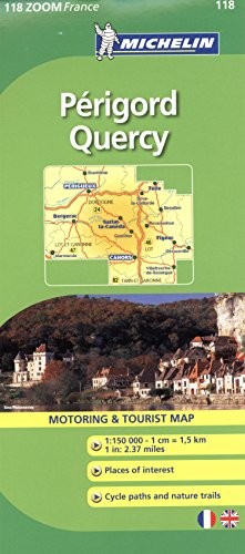 Map 0118 Quercy Perigord: No. 0118 (Michelin Zo… by Michelin Sheet map, folded