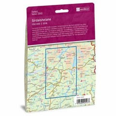 Sirdalsheiane – Nordeca Turkart Norway walking hiking map 2543