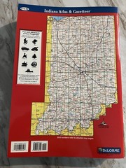 DeLorme Indiana Atlas & Gazetteer Like New