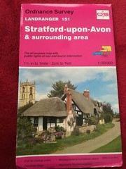 LANDRANGER OS Map 151 STRATFORD-upon- AVON/Warwick/Banbury/Chipping Campden 1992