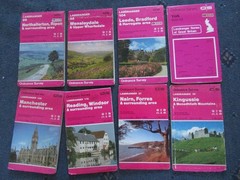 8 x OS MAPS JOB LOT LANDRANGER Ordnance Survey (G5)