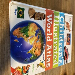 Children’s Illustrated World Atlas, DK Ex-Library Books