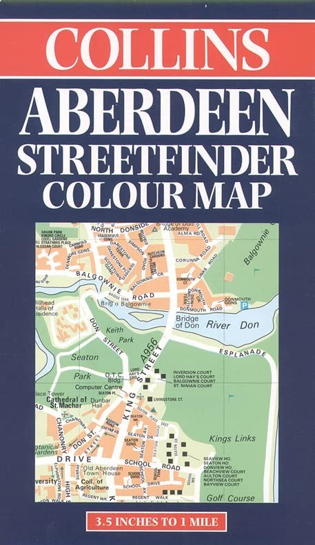 Collins Aberdeen Streetfinder Colour Map (Streetfinders) Sheet map, folded Book
