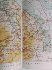 The RAC County Road Map & Gazetteer – North Wales (No. 11) J. Burrow & Co.