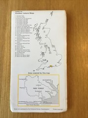 1982 Ordnance Survey Outdoor Leisure Map The New Forest (incl Southampton )