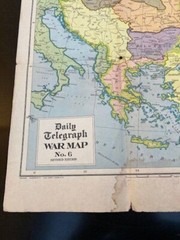 The Daily Telegraph War Map Of The Russian Front No. 6 Revised Edition