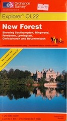 New Forest (Explorer Maps) by Ordnance Survey Sheet map, folded Book The Fast