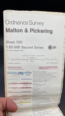 Historic Ordnance Survey No. 100 1:50 000 1974 1st Series Malton & Pickering