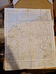 Ordnance Survey Map Of Great Britian – CARDIGAN – 1966 – 1/63360