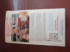 Southern New England 1960s Mobil USA Gas Station Map 1 inch = 6.8 Miles approx.