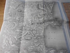 Past and Present Torbay & Newton Abbot folding map covering four time periods