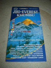 Jiri To Everest Trekking Map 1:100,000