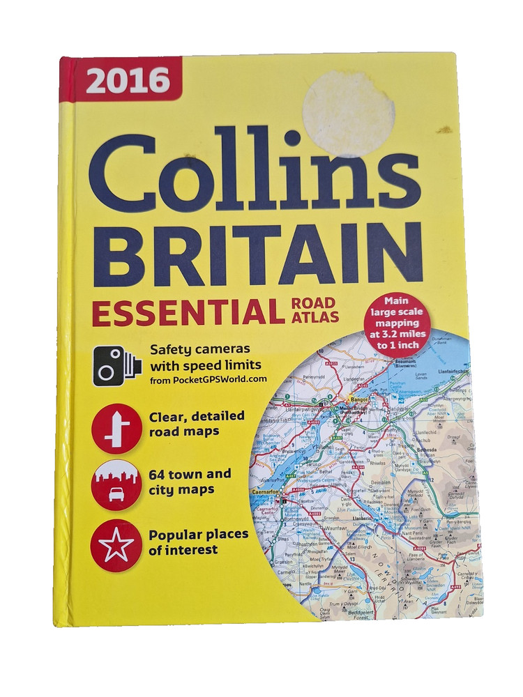 Collins Britain Essential Road Atlas 2016 (Hardback)