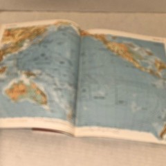 Rand McNally Illustrated World Atlas Of Continents & Oceans Softcover 1993