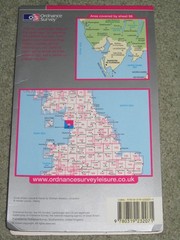Ordnance Survey Landranger 1:50,000 sheet 96 Barrow in Furness & S Lakeland 2011