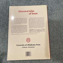 Historical Atlas of Texas by A. Ray Stephens & William M. Holmes PB