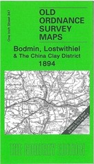 Bodmin Lostwithiel & The China Clay District 1894 One Inch 347 by Richard Oliver