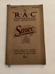 The RAC County Road Map & Gazetteer Sussex Exceptional Condition
