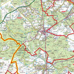 (G35) Map of Southampton SO Postcode Sectors, Poster of Southampton Postcodes