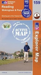 Reading, Wokingham and Pangbourne (OS Ex… by Ordnance Survey Sheet map, folded