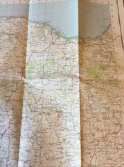 1961 Ordnance Survey One Inch Seventh Series Map 174 Bude (incl Boscastle )