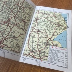 England Wales South Scotland Vintage C.W.S Motorist’s and Cyclists’s Road Atlas
