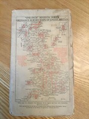1960 Ordnance Survey One Inch Seventh Series Map 127 Aberystwyth inc Machynlleth