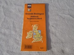 Michelin 402 – Fold out Map – Midlands-The North-Lake District & Borders