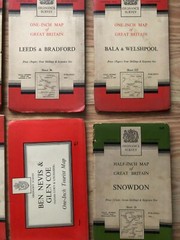 Job lot of 8 vintage Ordnance Survey folded maps, C.1950s/60s, various UK