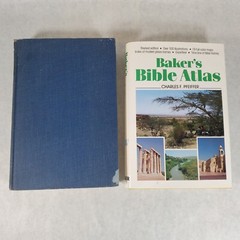 Charles F. Pfeiffer Lot of 2 – Baker’s Bible Atlas & The Biblical World