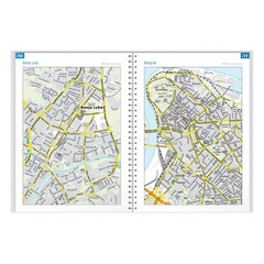 Western Balkans Road atlas Spiral bound 1:150K, planning driving, index, camping