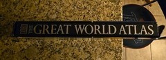 The Great World Atlas DK maps terrain models satellite images 2002 book 18″x12″