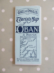 VINTAGE GALL & INGLIS TOURIST’S MAP OF OBAN & DISTRICT