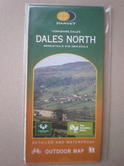 YORKSHIRE DALES NORTH, HARVEY, SUPERWALKER, ACTIVE WATERPROOF EXPLORER MAP OS