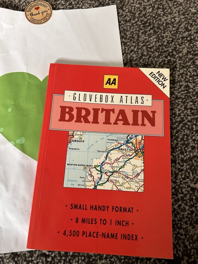 Glovebox Atlas Britain Book By The AA