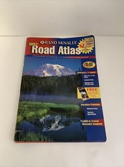 Rand McNally Road Atlas 1997 U.S. Canada Mexico 128 Pages Large 16×11″ Paperback