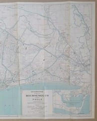Geographia Large Scale Detailed Street Plan: Bournemouth and Poole.