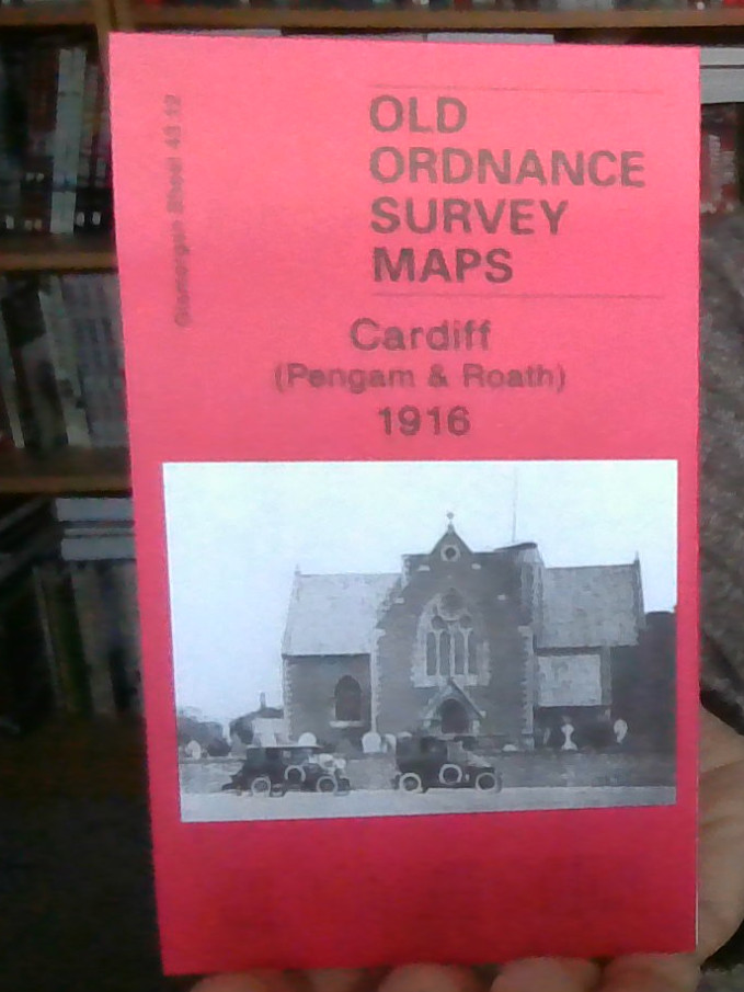 MAP OF Cardiff (Pengam & Roath) 1916 Glamorgan Sheet 43.12 by Derrick Pratt NEW