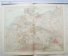 1895 The Times Plate 35 & 36 Germany, General Map