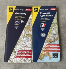 AA European Travel Maps (5 of)