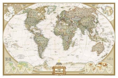WORLD EXECUTIVE [TUBED] (NATIONAL GEOGRAPHIC REFERENCE By National Geographic
