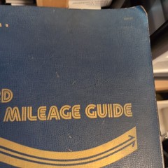 Vintage Book 1973 Rand McNally & Co Standard Highway Mileage Guide Maps