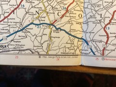 National Benzole Northern England road map 5, 1966