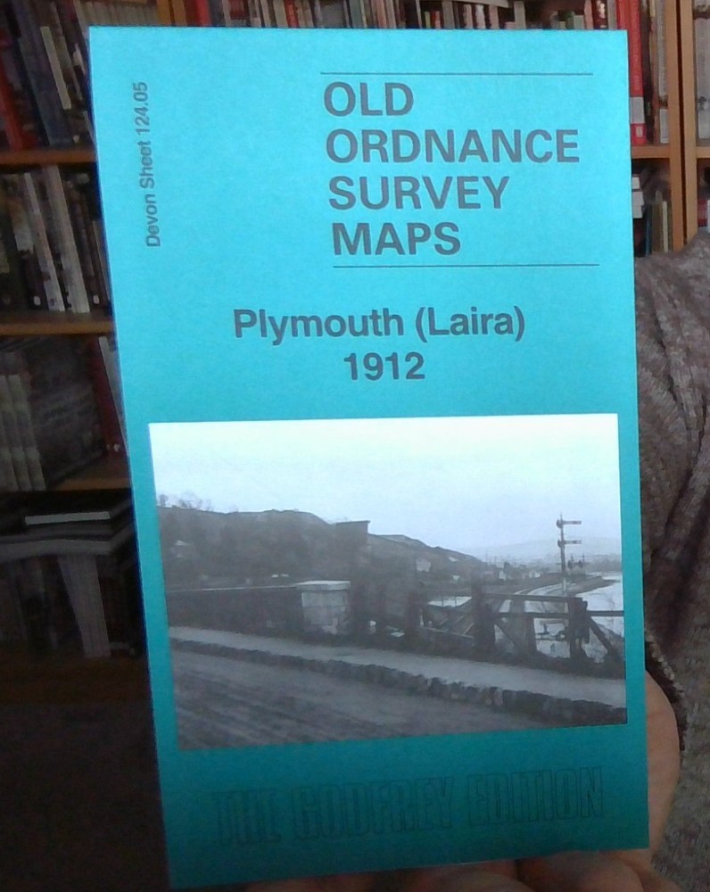 MAP OF Plymouth (Laira) 1912 Devon Sheet 124.05 by Richard Oliver NEW